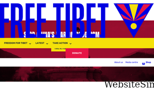 freetibet.org Screenshot