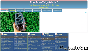 freetvguide.co.nz Screenshot