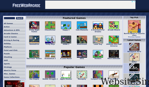 freewebarcade.com Screenshot