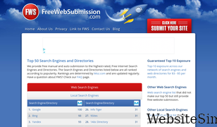 freewebsubmission.com Screenshot