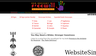 freewillastrology.com Screenshot