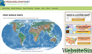 freeworldmaps.net Screenshot