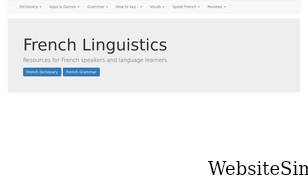 french-linguistics.co.uk Screenshot