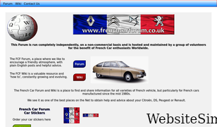 frenchcarforum.co.uk Screenshot