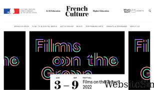 frenchculture.org Screenshot