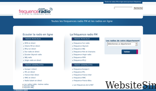 frequence-radio.com Screenshot