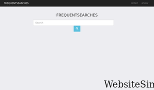 frequentsearches.com Screenshot