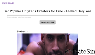 freshleaks.co Screenshot