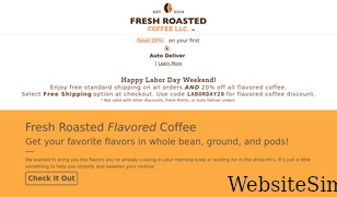freshroastedcoffee.com Screenshot