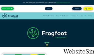 frogfoot.co.za Screenshot