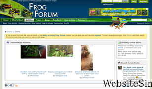 frogforum.net Screenshot