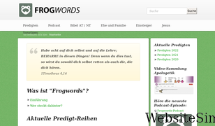 frogwords.de Screenshot