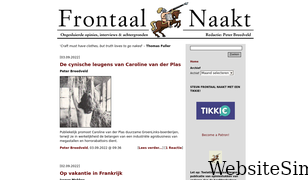 frontaalnaakt.nl Screenshot