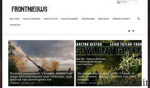 frontnieuws.com Screenshot