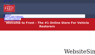 frost.co.uk Screenshot