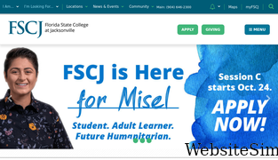 fscj.edu Screenshot