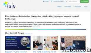 fsfe.org Screenshot