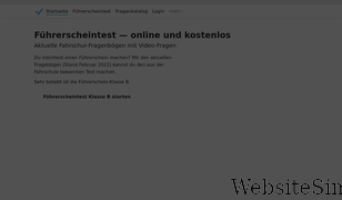 fuehrerscheintest-online.de Screenshot