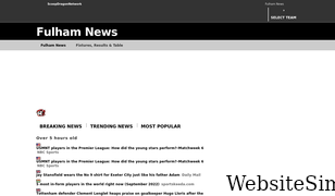 fulhamnews.com Screenshot