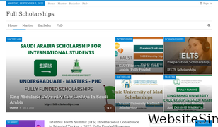 full-scholarships.com Screenshot