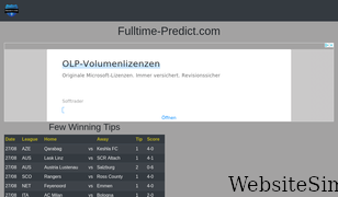 fulltime-predict.com Screenshot