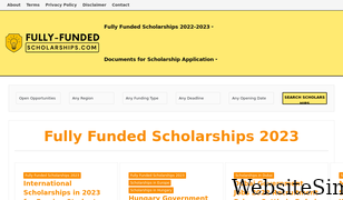 fully-fundedscholarships.com Screenshot