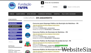 fundacaofafipa.org.br Screenshot