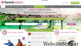 funeral-notices.co.uk Screenshot