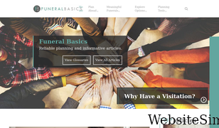 funeralbasics.org Screenshot