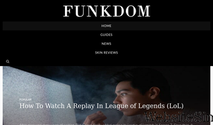 funkdom.com Screenshot