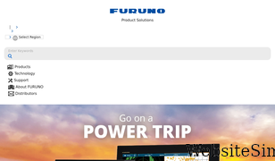 furuno.com Screenshot