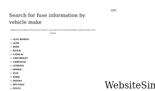 fusesdiagram.com Screenshot