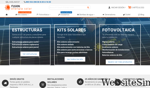 fusionenergiasolar.es Screenshot