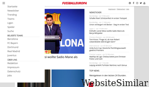 fussballeuropa.com Screenshot