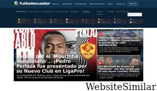 futbolecuador.com Screenshot