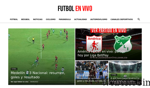 futbolenvivo.com.co Screenshot