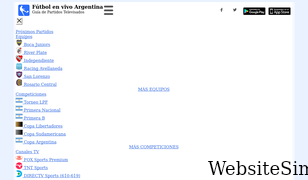 futbolenvivoargentina.com Screenshot