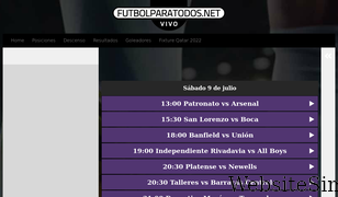 futbolparatodos.online Screenshot