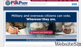 fvap.gov Screenshot