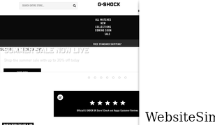 g-shock.co.uk Screenshot