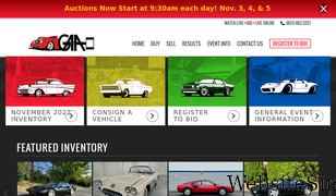 gaaclassiccars.com Screenshot