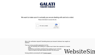 galatiyachts.com Screenshot