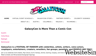 galaxycon.com Screenshot