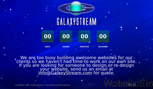 galaxystream.com Screenshot