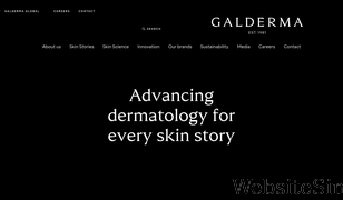 galderma.com Screenshot