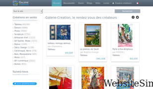 galerie-creation.com Screenshot