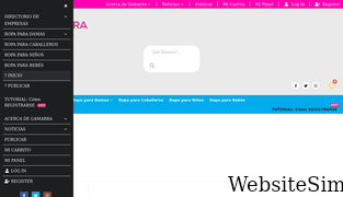 gamarra.com.pe Screenshot