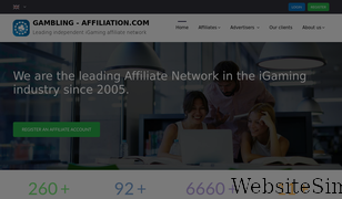 gambling-affiliation.com Screenshot