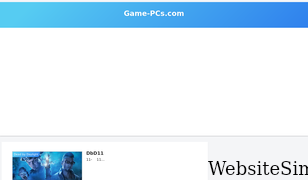 game-pcs.com Screenshot