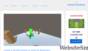 gamedevacademy.org Screenshot